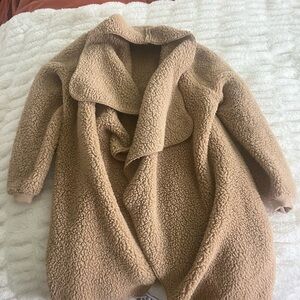 Warm Tan Teddy Jacket